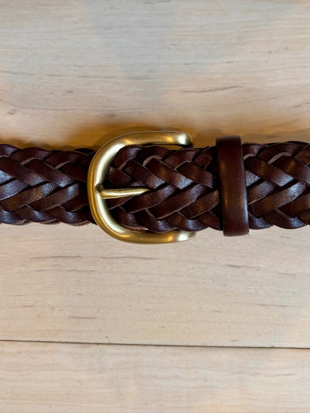 Velasca | Brown Braided Leather Belt